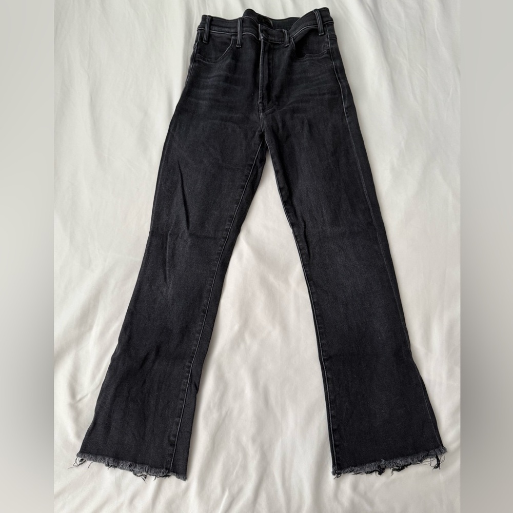 MOTHER Hustler Fray Ankle Jeans
